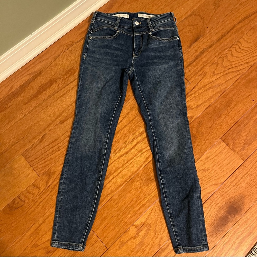Pilcro and the Letterpress - Anthropologie size 28 High-Rise Skinny denim jeans